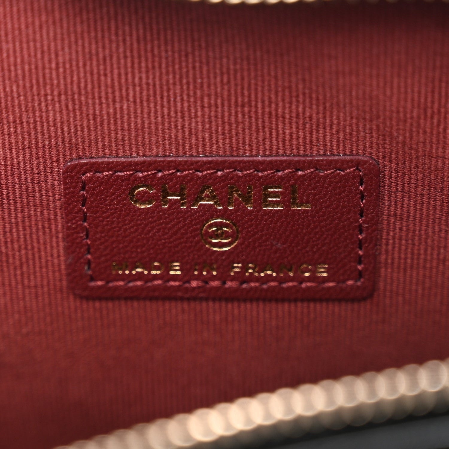 Chanel Lambskin Quilted CC In Love Heart Clutch With Chain Black 6 of 10