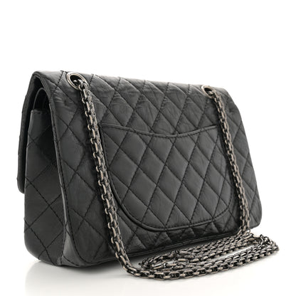 Chanel Aged Calfskin Lucky Charms 2.55 Reissue 225 Flap Black 3 of 11