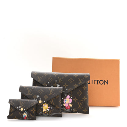 Louis Vuitton Monogram 2023 Christmas Animation Kirigami Pochette Set 9 of 9