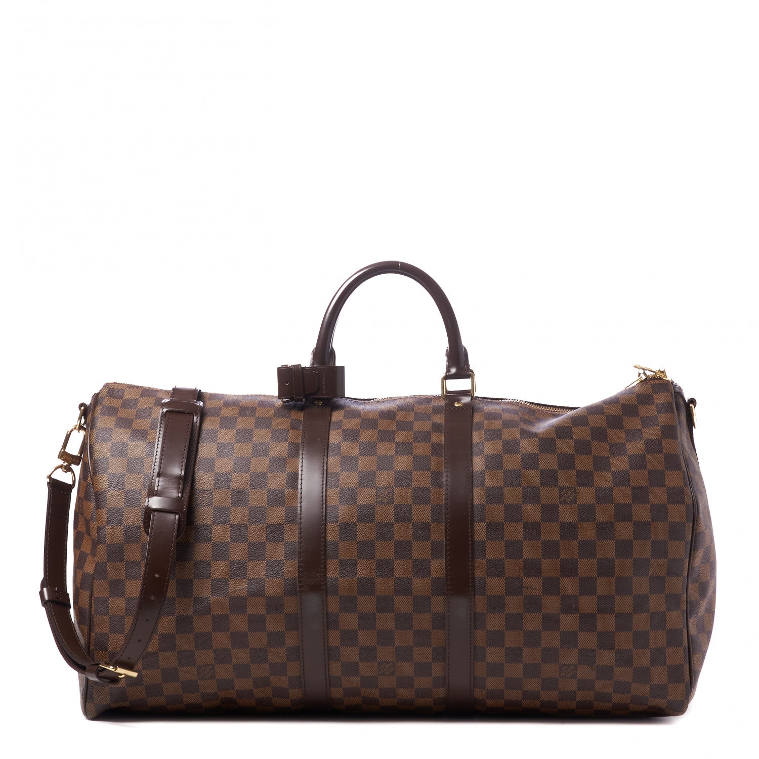 Louis Vuitton Damier Ebene Keepall Bandouliere 55 1 of 9