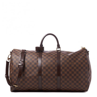 Louis Vuitton Damier Ebene Keepall Bandouliere 55 1 of 9