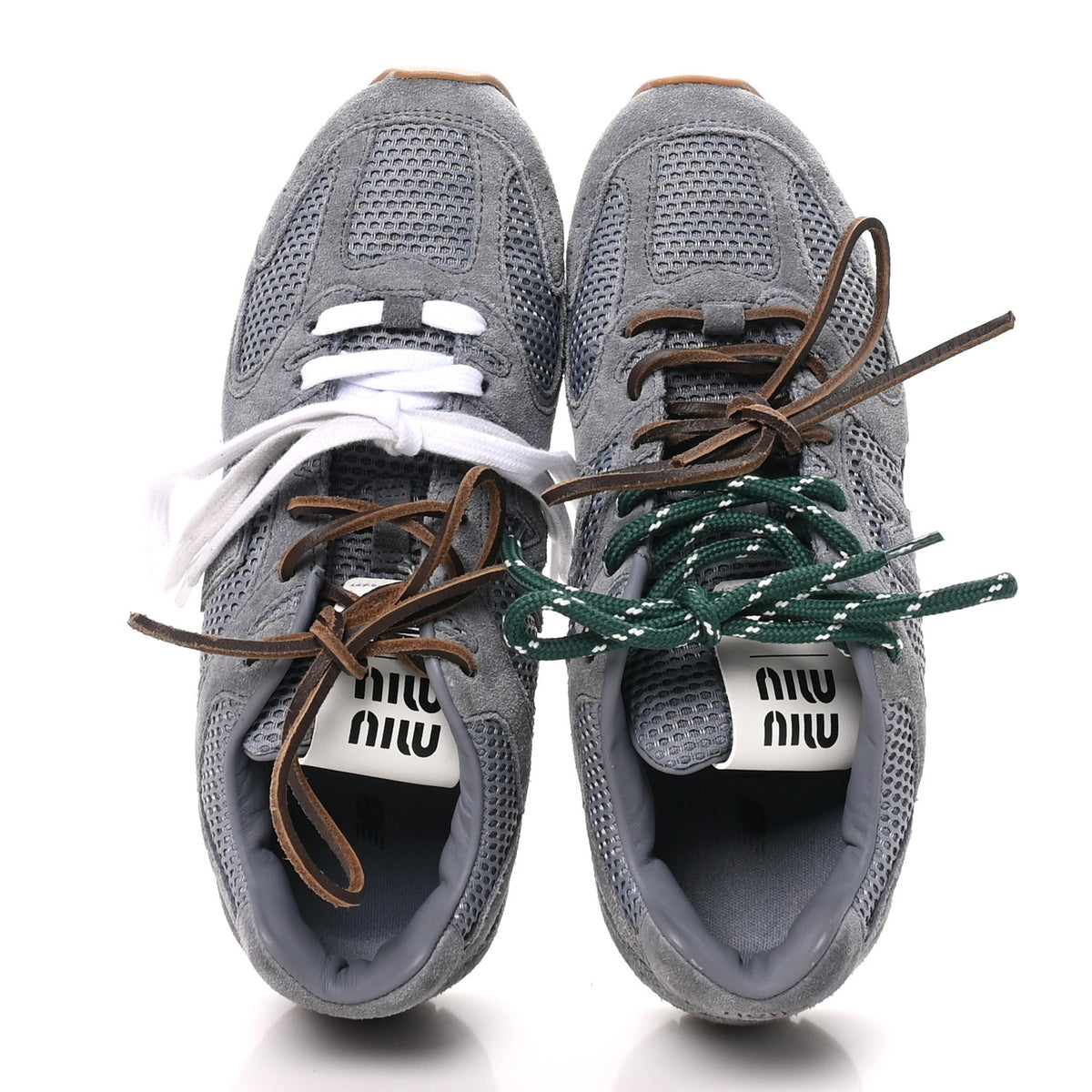 Miu Miu X NEW BALANCE Suede 530 SL Sneakers 35.5 Periwinkle Blue 2 of 8