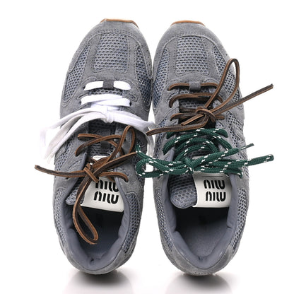 Miu Miu X NEW BALANCE Suede 530 SL Sneakers 35.5 Periwinkle Blue 2 of 8