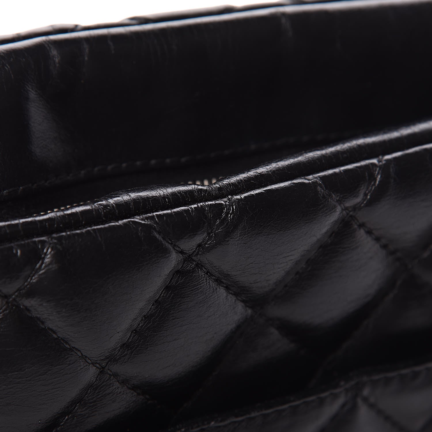 Chanel Lambskin Quilted Large Camera Case Black 17 of 17