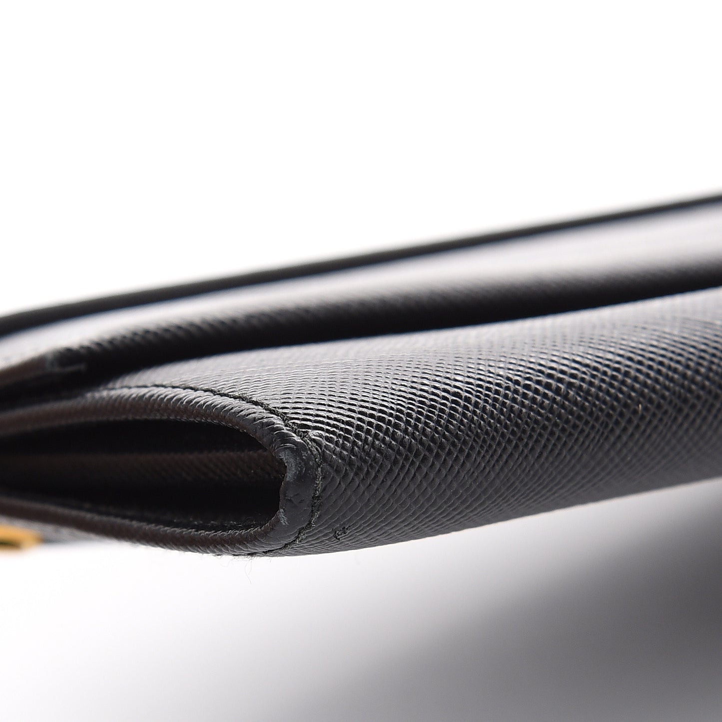 Saffiano Travel Wallet Black Rosso