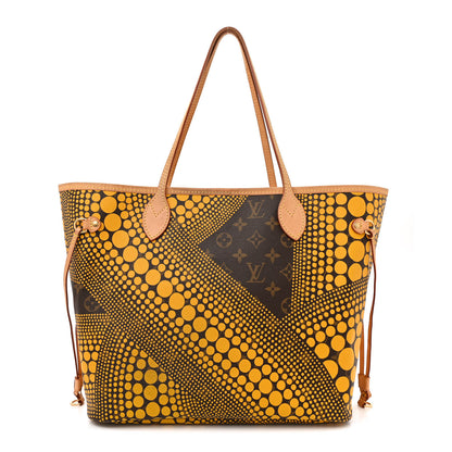 Louis Vuitton Monogram Kusama Waves Neverfull MM Yellow 1 of 11