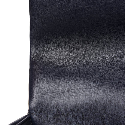 Chanel Goatskin Quilted Medium 19 Flap Navy Blue 8 of 12