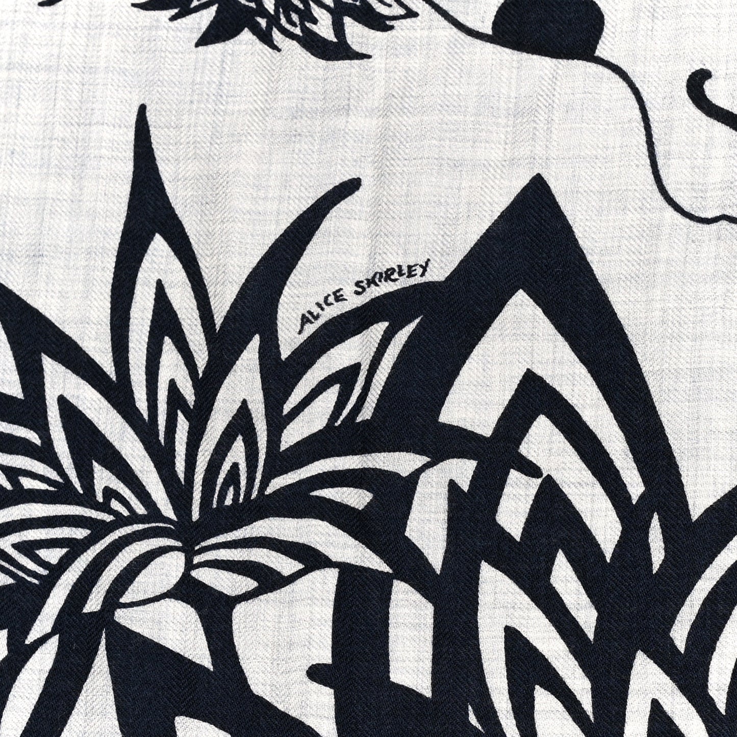 Cashmere Silk The Three Graces Shawl 140 Gris Chine Caban