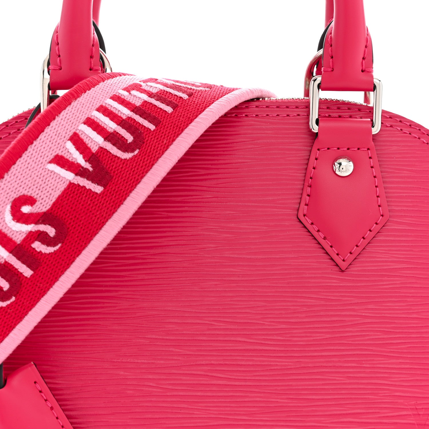 Louis Vuitton Epi Jacquard Alma BB Rose Pondicherry 7 of 10