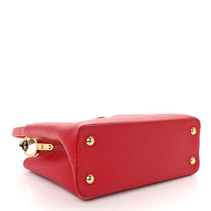 Louis Vuitton Taurillon Snakeskin Capucines BB Rubis 4 of 9