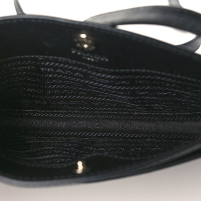 Prada Saffiano Crossbody Bag Black 4 of 8