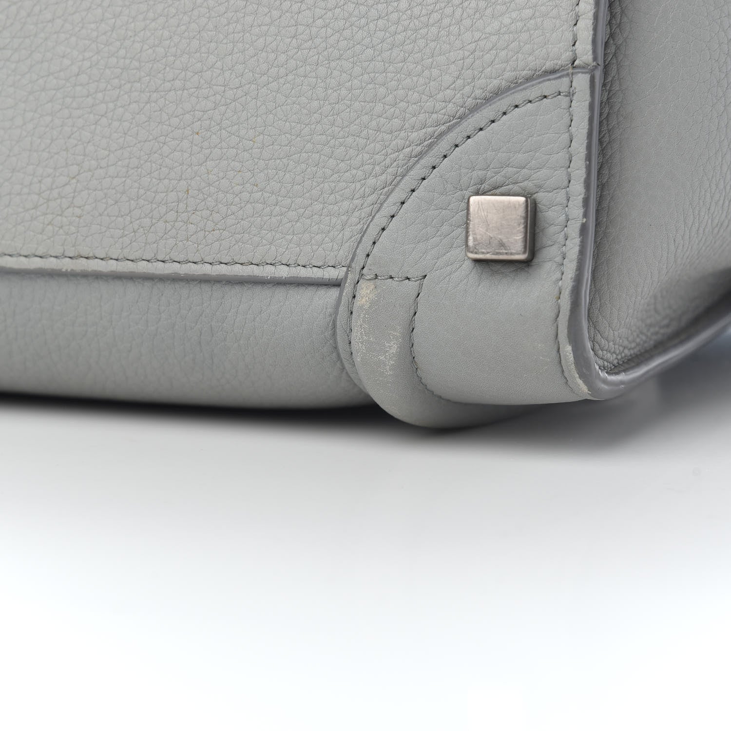 Celine Baby Drummed Calfskin Micro Luggage Sky 11 of 14