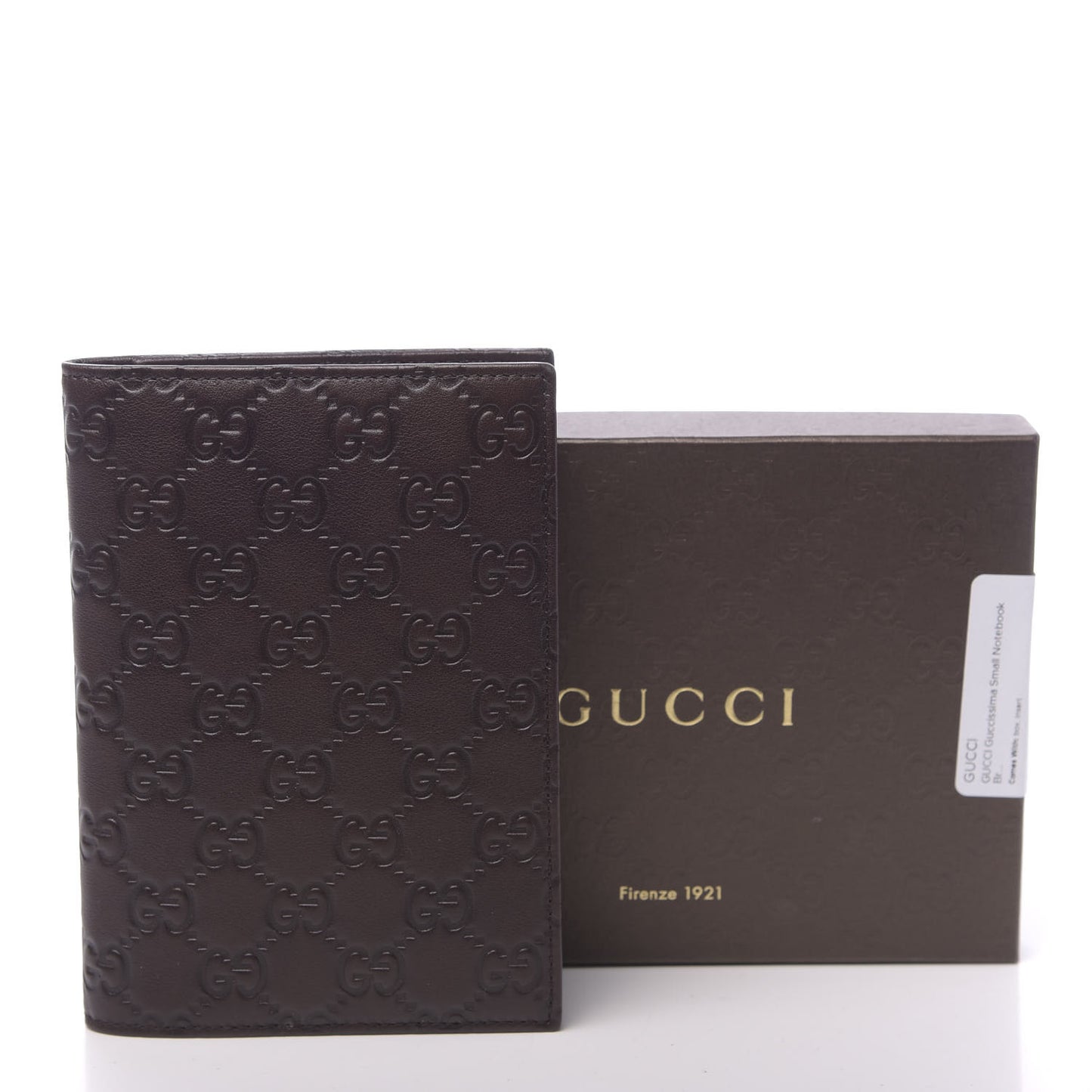 Guccissima Small Notebook Chocolate