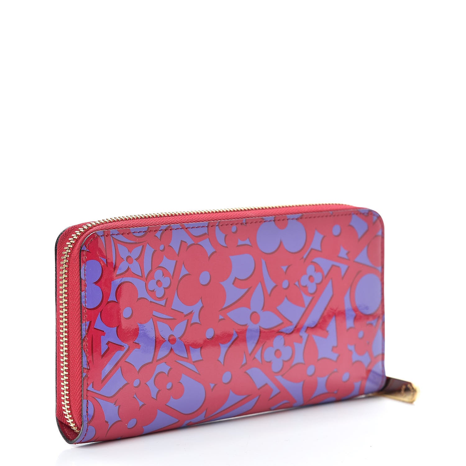 Louis Vuitton Patent Sweet Monogram Zippy Wallet Rose Indien 3 of 11