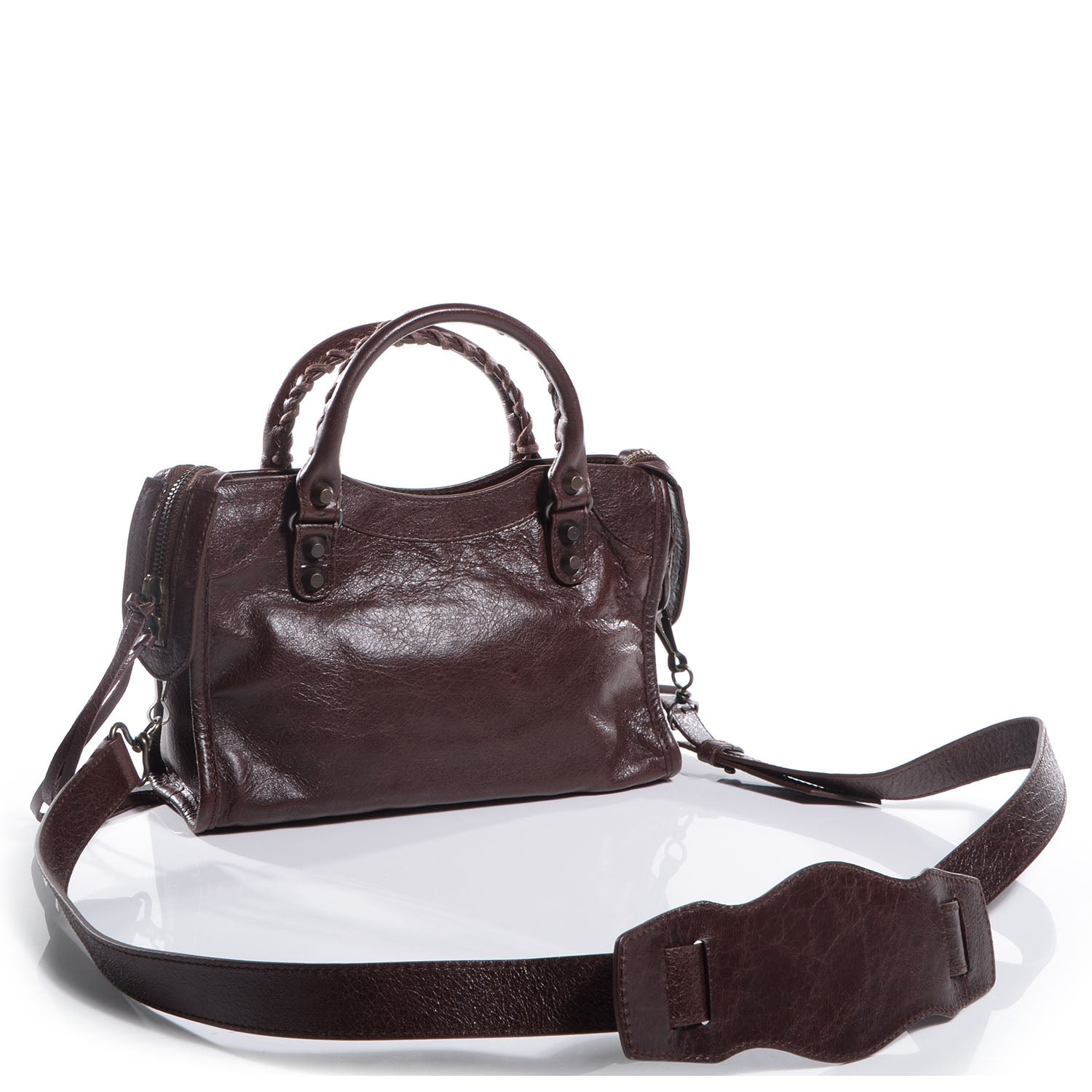 Balenciaga Agneau Mini City Cigare Fonce 3 of 11