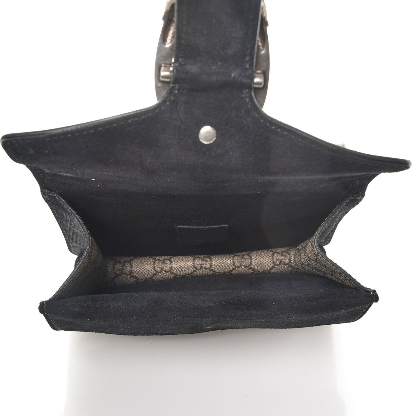 GG Supreme Monogram Mini Dionysus Shoulder Bag Black