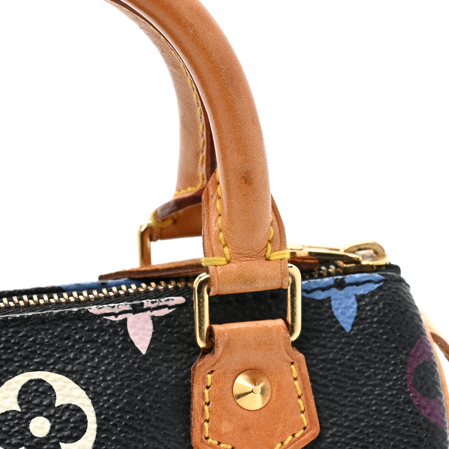 Louis Vuitton Monogram Multicolor Mini Sac HL Speedy Black 13 of 18