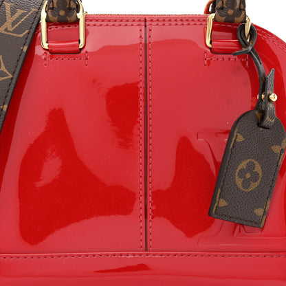 Louis Vuitton Patent Monogram Alma BB Scarlet 7 of 12