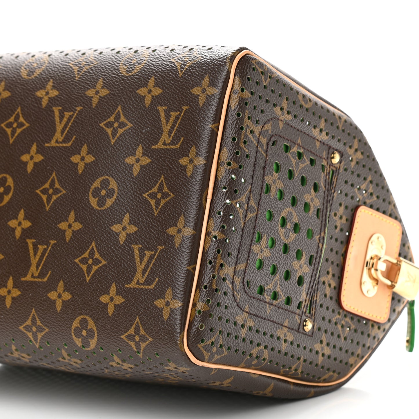 Monogram Perforated Speedy 30 Green