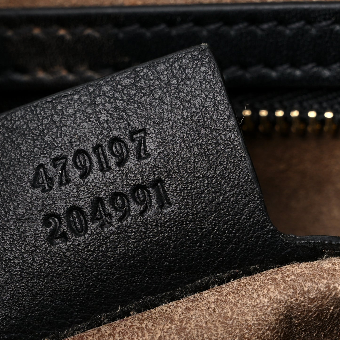 GG Supreme Monogram Medium Padlock Tote Black