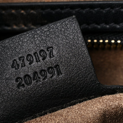 Gucci GG Supreme Monogram Medium Padlock Tote Black 7 of 19
