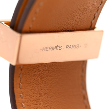 Hermes Chevre Chamkila Collier de Chien CDC 24 Bracelet Jaune De Naples 5 of 8