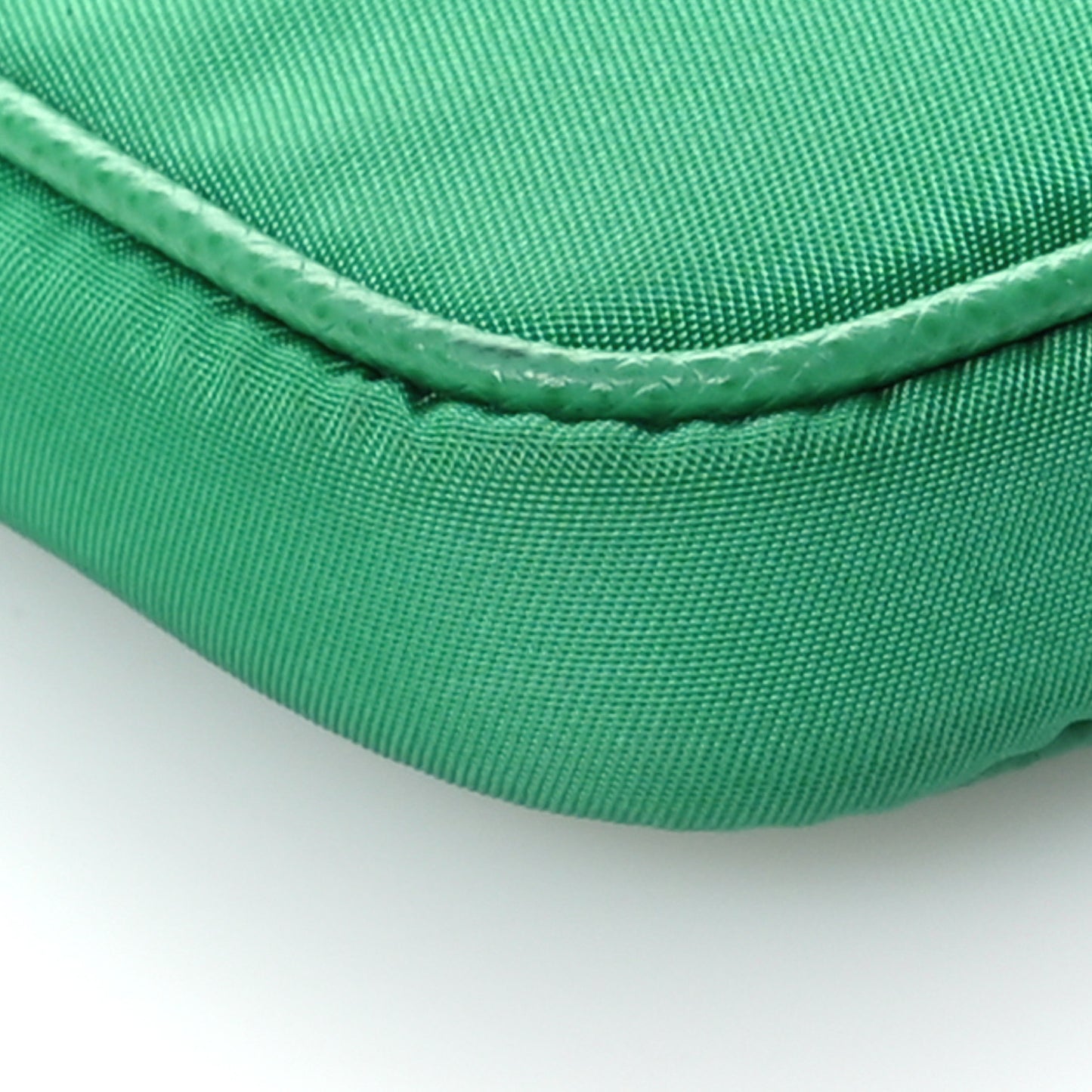 Tessuto Nylon Phone Case Crossbody Bag Menta
