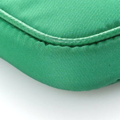 Prada Tessuto Nylon Phone Case Crossbody Bag Menta 8 of 10