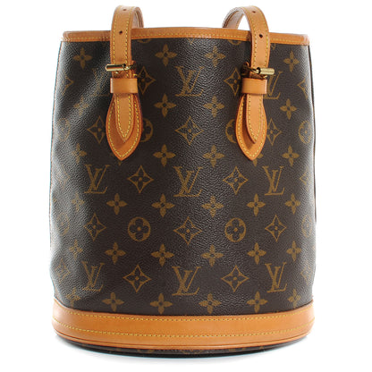 Louis Vuitton Monogram Petit Bucket 23 1 of 7