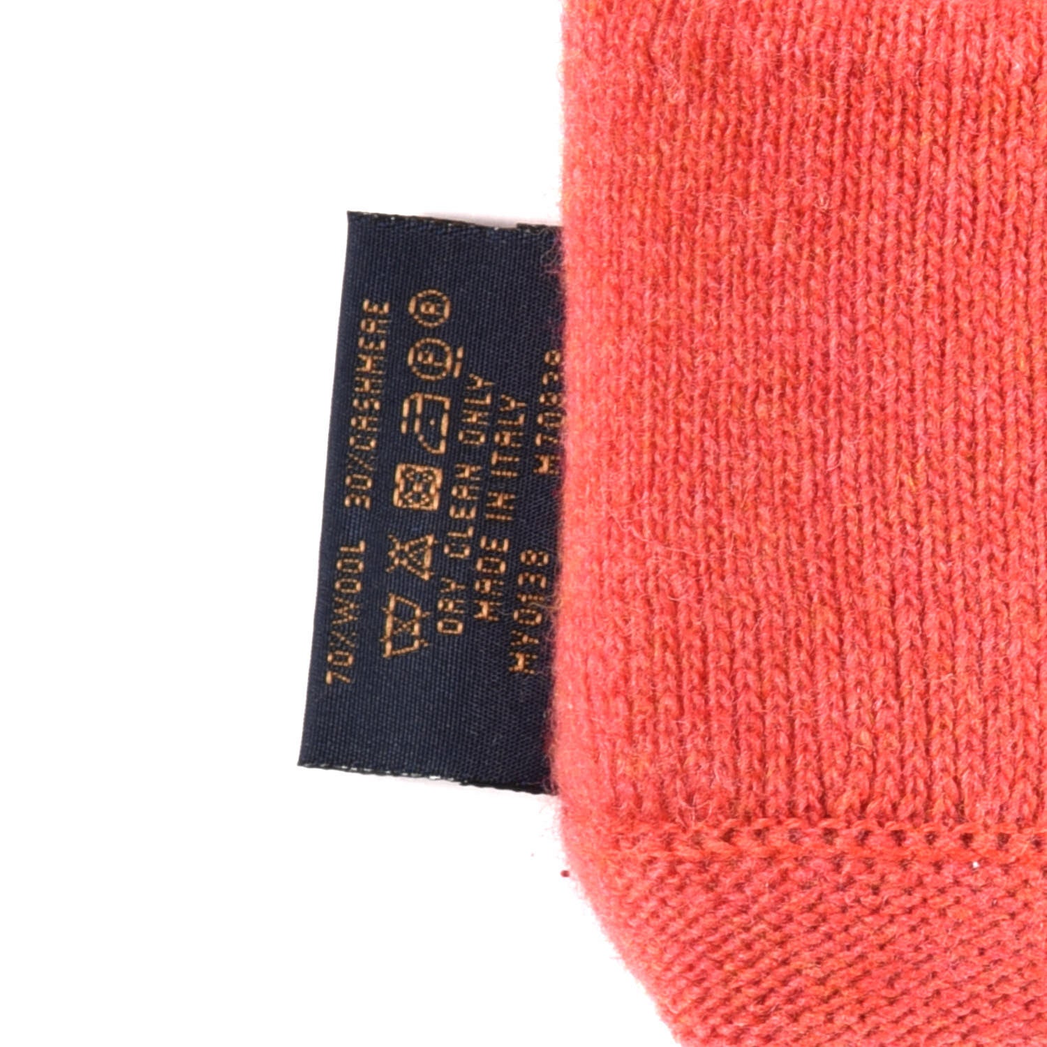 Louis Vuitton Wool Cashmere Gloves Red 4 of 5