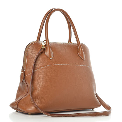 Hermes Taurillon Clemence Bolide 31 Gold 3 of 8