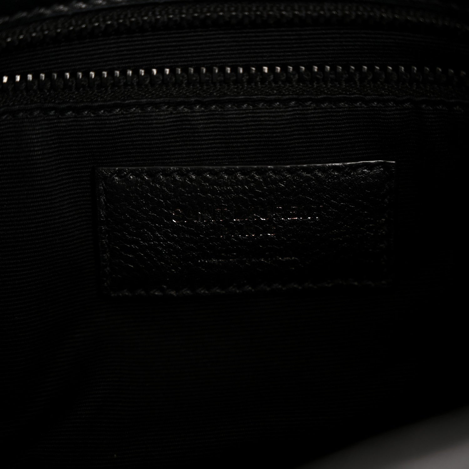 Saint Laurent Lambskin Quilted Toy Loulou Puffer Monogram Monochrome Chain Satchel Black 6 of 13