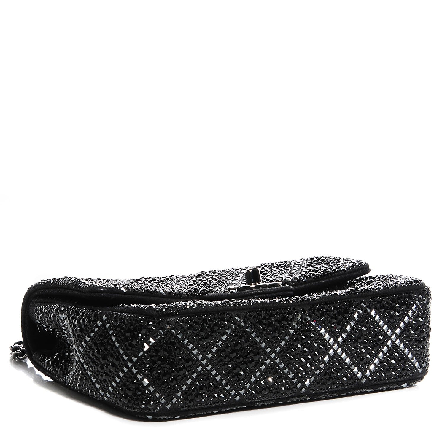 Chanel Strass Small Single Flap Black 3 of 9
