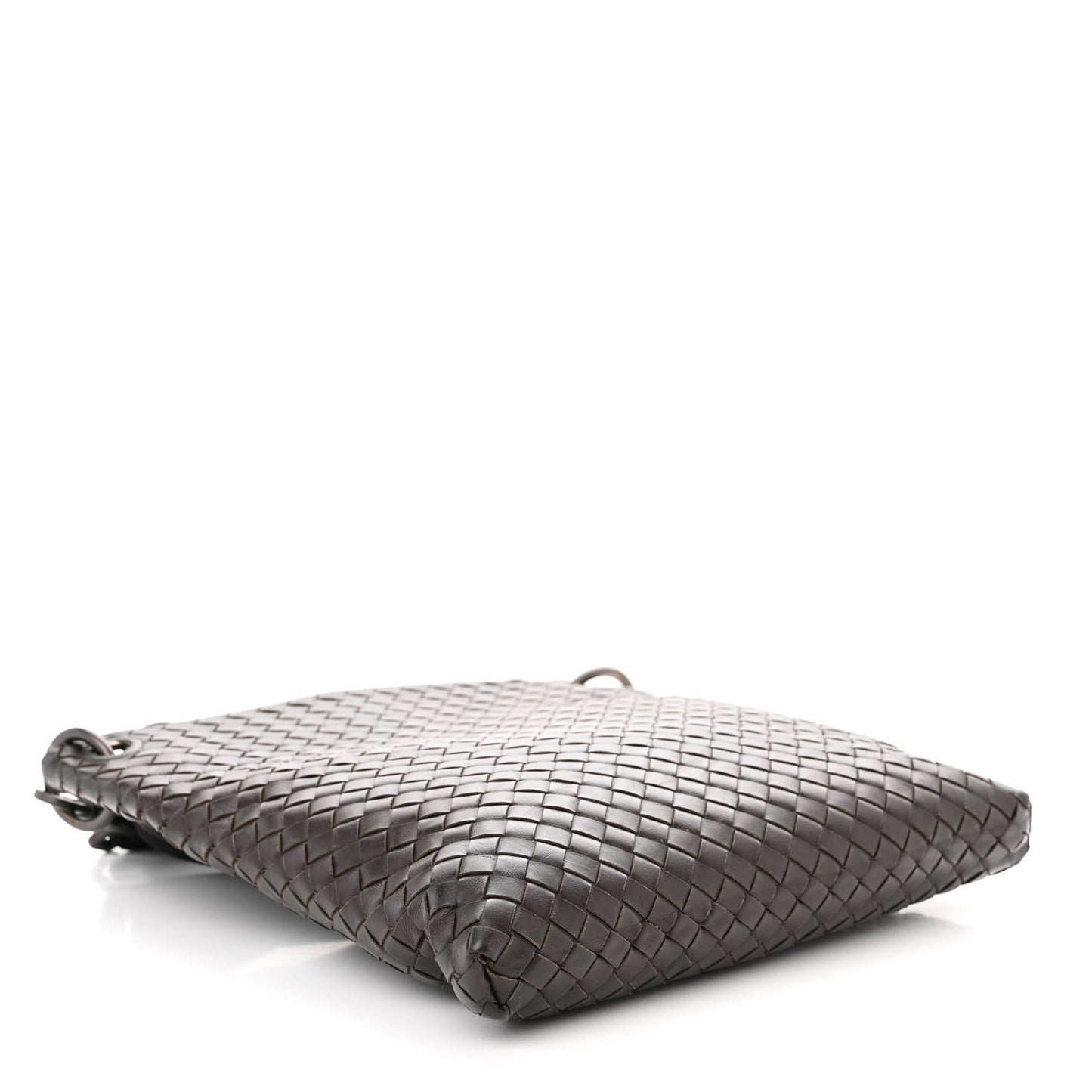 Calfskin Intrecciato Small VN Messenger Ebano