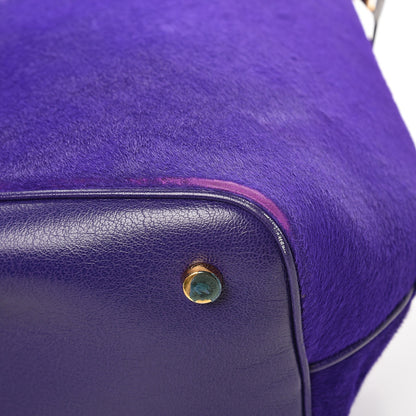 Tom Ford Calf Hair Medium Jennifer Trapeze Tote Purple 11 of 16