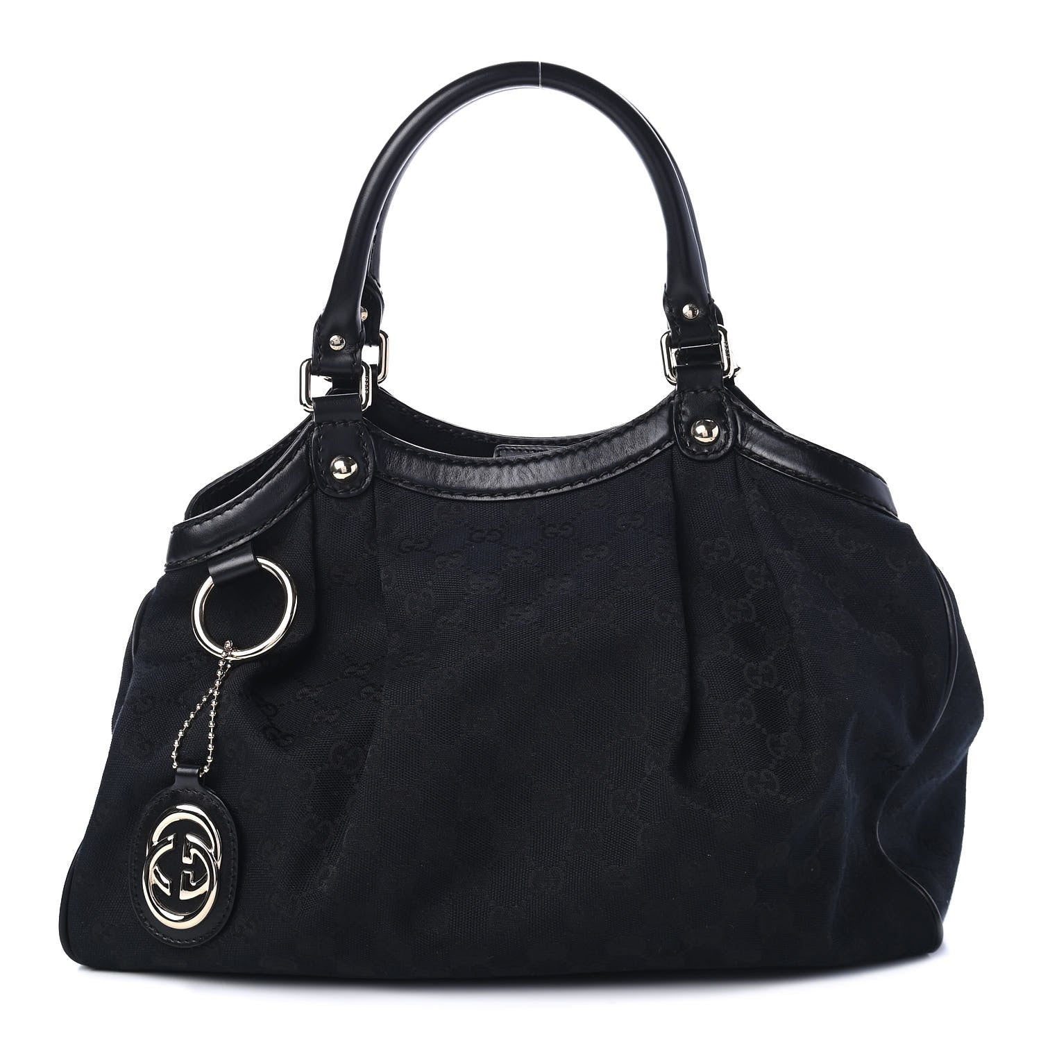 Gucci Monogram Medium Sukey Black 1 of 4