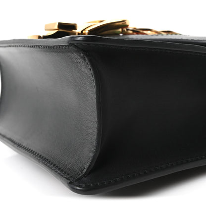Gucci Calfskin Mini Sylvie Chain Shoulder Bag Black 10 of 10