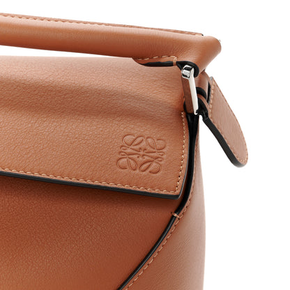 Loewe Calfskin Small Puzzle Edge Bag Tan 7 of 11