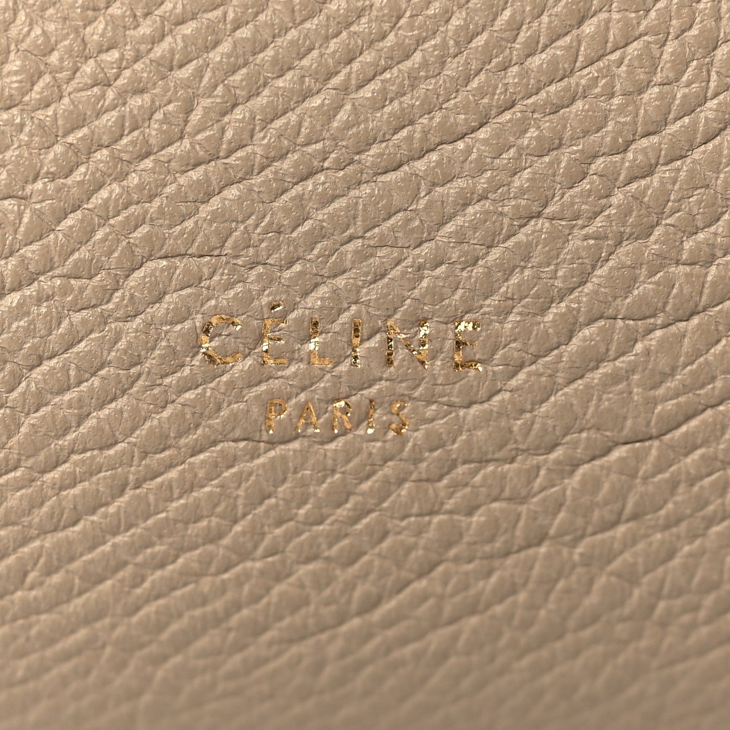 Grained Calfskin Mini Belt Bag Light Taupe