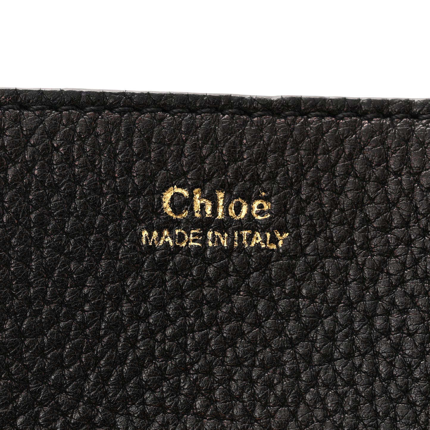 Grained Lambskin Nano Drew Shoulder Bag Black
