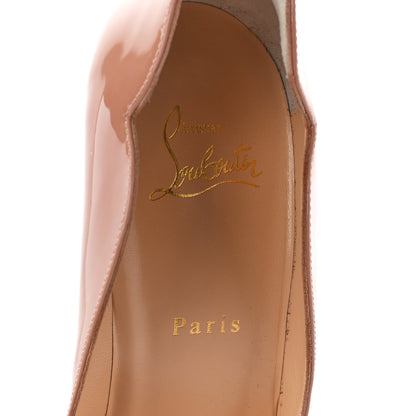 Christian Louboutin Patent Hot Chick 100 Pumps 39 Nude 7 of 9