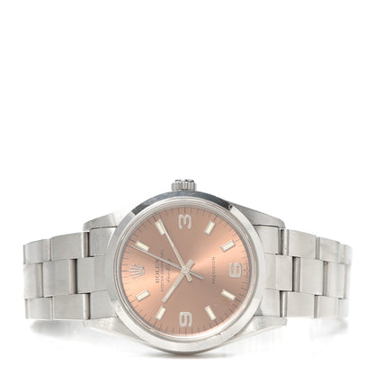 Rolex Stainless Steel 34mm Air-King Oyster Perpetual Precision Watch Pink 14000 2 of 5