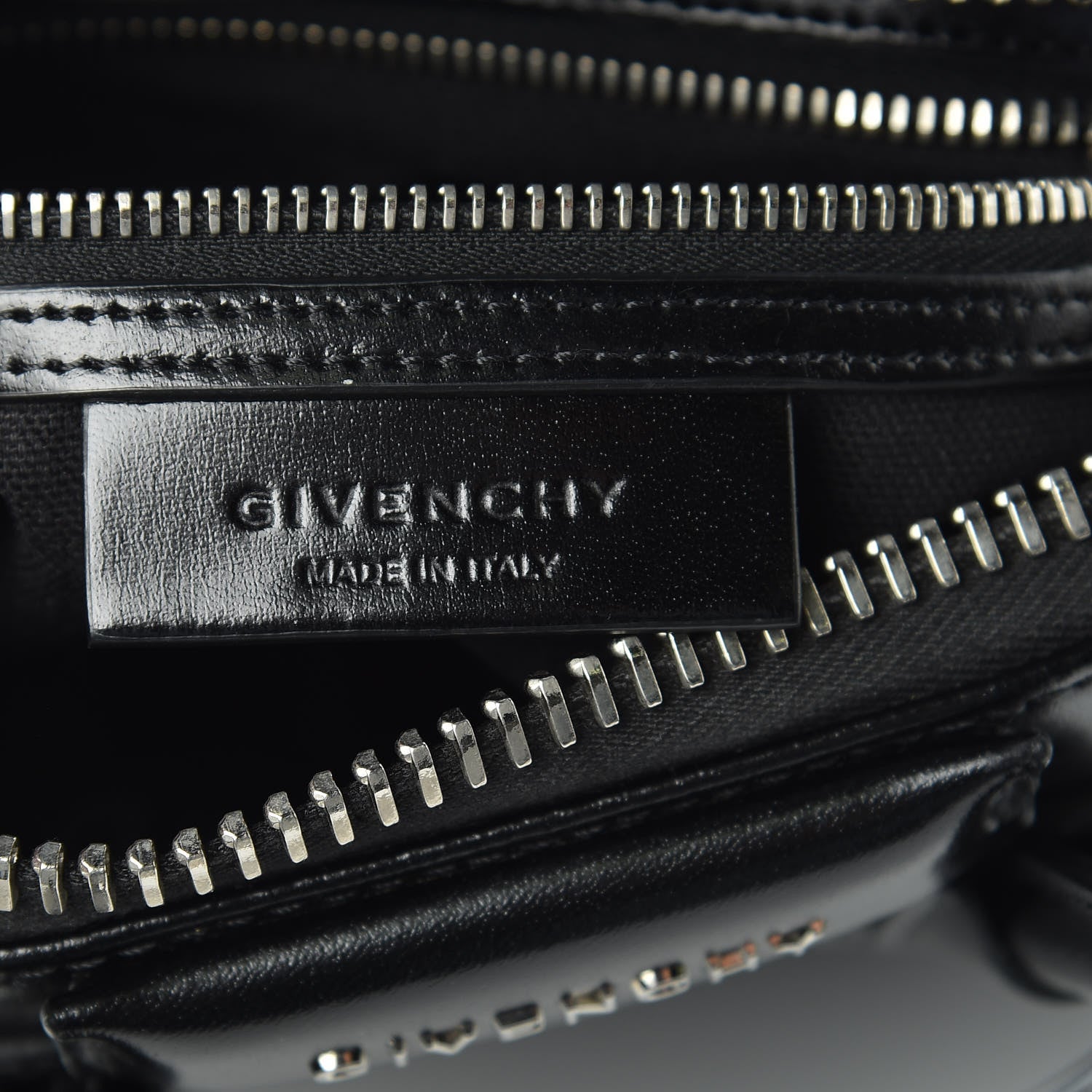 Givenchy Shiny Lord Calfskin Mini Antigona Black 6 of 9