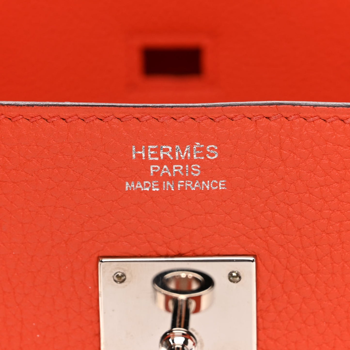 Togo Birkin 30 Orange Poppy