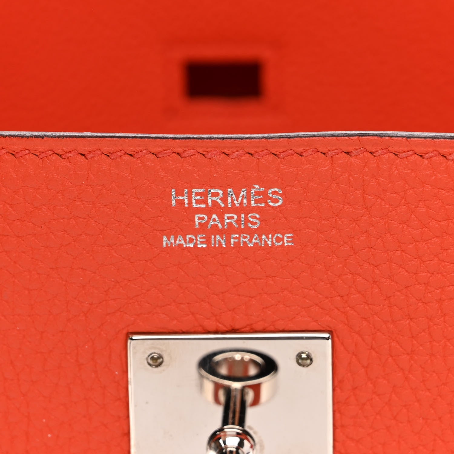 Hermes Togo Birkin 30 Orange Poppy 6 of 10