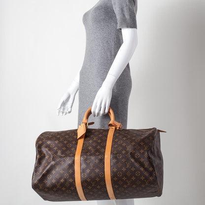 Louis Vuitton Monogram Keepall 55 2 of 9