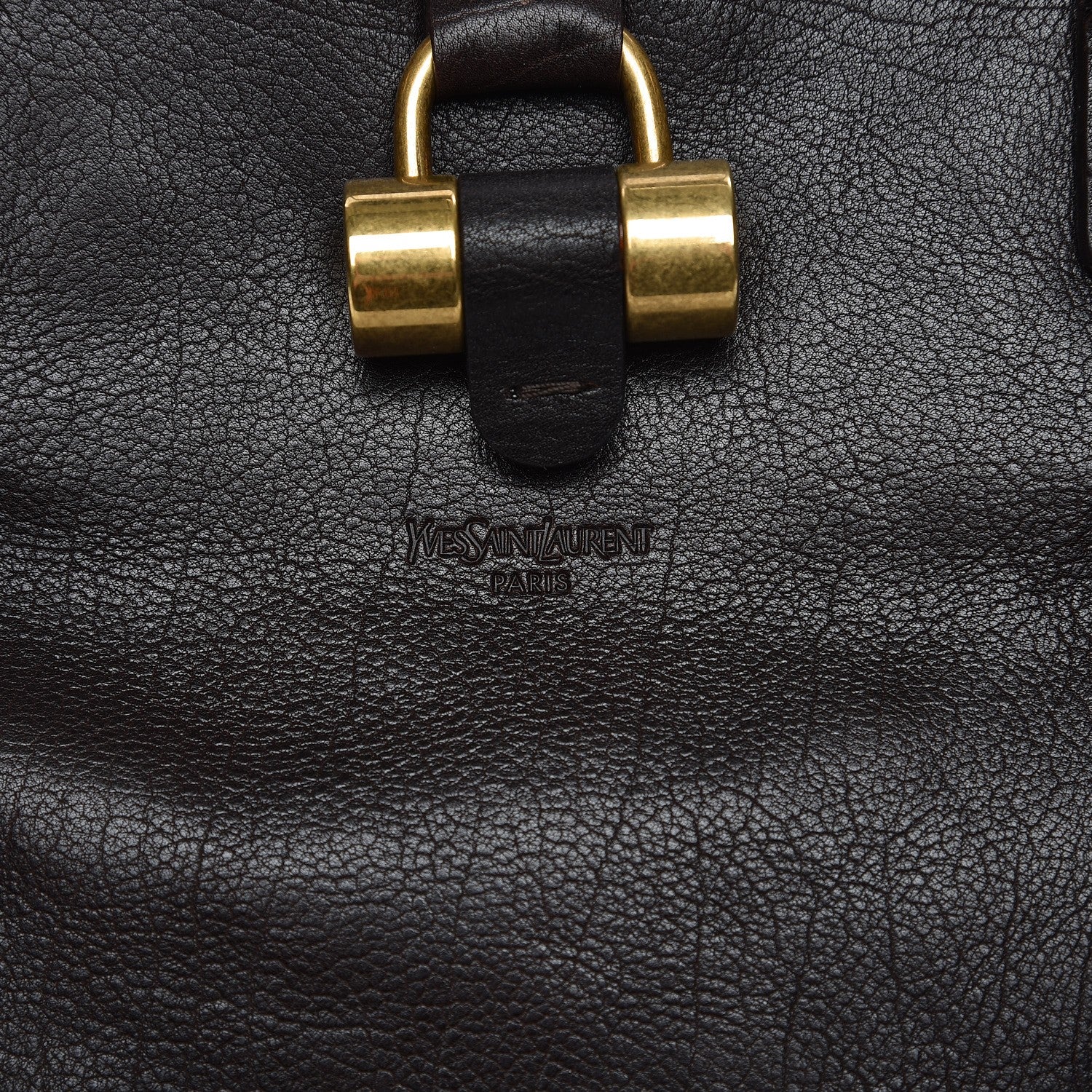 Saint Laurent Calfskin Large Muse Dark Brown 7 of 9