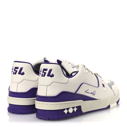 Louis Vuitton Calfskin LV Trainer Sneakers 9 Purple 5 of 12