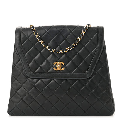 Chanel Lambskin Quilted Single Flap Black 1 of 12