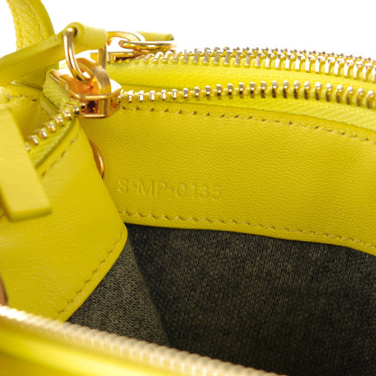 Celine Lambskin Small Trio Crossbody Bag Fluo Yellow 7 of 7
